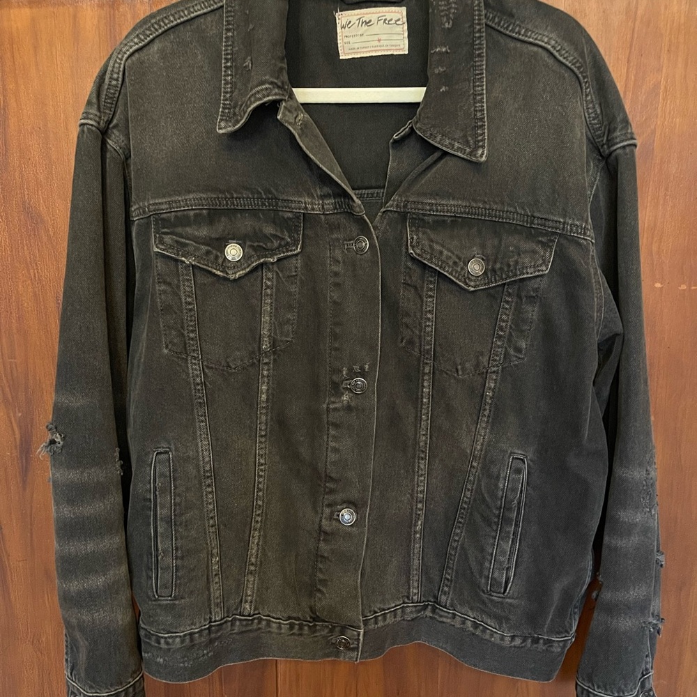 We The Free Charcoal Jean Jacket